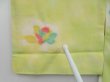 Photo7: 4608T02z550 Vintage Japanese Kimono Silk HAORI Rose Yellow green (7)