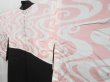 Photo8: 4608T05z590 Vintage Japanese Kimono Silk HAORI Plum blossom Black (8)