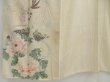 Photo6: 4608T09z570 Vintage Japanese Kimono Crepe Silk IROTOMESODE Phoenix (6)