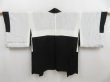 Photo6: 4608T11z580 Vintage Japanese Kimono Silk HAORI Embro Mirror Black (6)