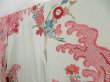 Photo2: 4608T12z960 Vintage Japanese Kimono Silk FURISODE Chrysanthemum Celadon (2)