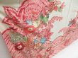 Photo3: 4608T12z960 Vintage Japanese Kimono Silk FURISODE Chrysanthemum Celadon (3)