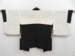 Photo6: 4609T06z660 Vintage Japanese Kimono Silk HAORI Flower Black (6)