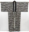 Photo6: 4609T08z500 Vintage Japanese Kimono Muslin Men's JUBAN Daimyogyoretsu (6)