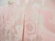 Photo2: 4609T10z720 Vintage Japanese Kimono Silk FURISODE JUBAN Flying crane Pink (2)