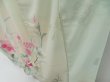 Photo4: 4609T12z840 Vintage Japanese Kimono Silk TSUKESAGE Paulownia Light blue (4)