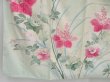 Photo6: 4609T12z840 Vintage Japanese Kimono Silk TSUKESAGE Paulownia Light blue (6)