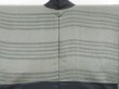 Photo3: 4611T10z500 Vintage Japanese Kimono Silk Men's OSHIMA HAORI  Navy-Gray (3)