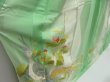 Photo3: 4611T11z1180 Vintage Japanese Kimono Silk FURISODE Bird Light green (3)