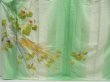 Photo5: 4611T11z1180 Vintage Japanese Kimono Silk FURISODE Bird Light green (5)