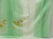 Photo7: 4611T11z1180 Vintage Japanese Kimono Silk FURISODE Bird Light green (7)