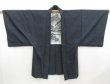 Photo3: 4616T02z550 Vintage Japanese Kimono Silk Men's OSHIMA HAORI Pine (3)