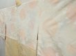 Photo7: 4616T05z570 Vintage Japanese Kimono Silk HAORI Flower Light cream (7)