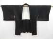 Photo4: 4618T05z510 Vintage Japanese Kimono Silk HAORI Karakusa Black (4)