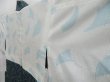 Photo7: 4618T08z470 Vintage Japanese Kimono Silk HAORI  Dull sea blue (7)