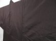 Photo3: 4621T06z630 Vintage Japanese Kimono Silk Men's HAORI  Dark brown (3)