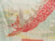 Photo8: 4621T12z1110 Vintage Japanese Kimono Silk FURISODE Peacock Celadon (8)