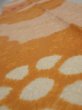 Photo4: 4i10z30  Japanese Kimono Silk  FABRIC Flower Light orange 33.5x6.9 (4)