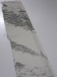 Photo3: 4i07z40  Japanese Kimono Silk  FABRIC Wave Light gray 54.3x6.9 (3)