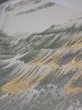 Photo4: 4i08z40  Japanese Kimono Silk  FABRIC Wave Light gray 54.3x6.9 (4)