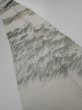 Photo1: 4i09z50  Japanese Kimono Silk  FABRIC Wave Light gray 69.7x6.9 (1)