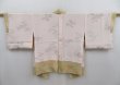 Photo6: 4623T02z460 Vintage Japanese Kimono Silk HAORI  Sand yellow (6)