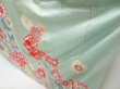 Photo4: 4623T11z810 Vintage Japanese Kimono Silk FURISODE Flowers Light blue (4)