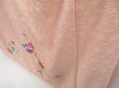 Photo4: 4623T13z950 Vintage Japanese Kimono Silk FURISODE Chrysanthemum Pink (4)