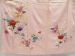 Photo5: 4623T13z950 Vintage Japanese Kimono Silk FURISODE Chrysanthemum Pink (5)