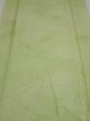 Photo1: 4D03z80  Japanese Kimono Silk  FABRIC Pine branch Light green 63.0x14.2 (1)