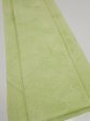 Photo2: 4D03z80  Japanese Kimono Silk  FABRIC Pine branch Light green 63.0x14.2 (2)