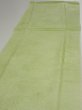 Photo3: 4D03z80  Japanese Kimono Silk  FABRIC Pine branch Light green 63.0x14.2 (3)