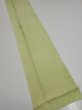 Photo2: 4D09z50  Japanese Kimono Silk  FABRIC Pine branch Light green 77.2x7.1 (2)