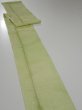 Photo3: 4D09z50  Japanese Kimono Silk  FABRIC Pine branch Light green 77.2x7.1 (3)