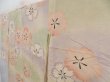 Photo2: 4622T05z260 Antique Japanese Kimono Silk JUBAN Flower Sand beige (2)