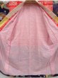 Photo7: 4622T10z390 Antique Japanese Kimono Silk JUBAN Boat Dark purple (7)