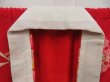 Photo6: 4622T12z460 Antique Japanese Kimono Silk JUBAN Flying crane Red (6)