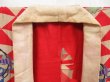 Photo8: 4622T13z490 Antique Japanese Kimono Silk JUBAN Royal cart Red (8)