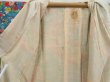 Photo8: 4622T16z430 Antique Japanese Kimono Silk JUBAN Royal cart Blue (8)