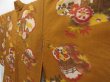 Photo2: 4629T05z460 Vintage Japanese Kimono Silk HAORI Royal cart Yellow ochre (2)