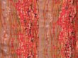 Photo5: 4629T06z790 Vintage Japanese Kimono Silk TSUMUGI Plum branch Red (5)