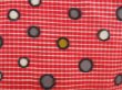 Photo4: 4629T08z410 Vintage Japanese Kimono Silk HAORI Dot Red (4)