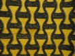 Photo6: 4629T11z560 Vintage Japanese Kimono Silk TSUMUGI  Dark yellow (6)