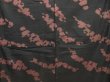 Photo5: 4629T12z610 Vintage Japanese Kimono Silk TSUMUGI  Black (5)