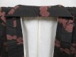 Photo7: 4629T12z610 Vintage Japanese Kimono Silk TSUMUGI  Black (7)