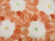 Photo3: 4701T07z490 Vintage Japanese Kimono Silk HAORI Flower Dull coral (3)