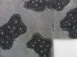 Photo3: 4701T14z510 Vintage Japanese Kimono Silk SHIBORI HAORI Chrysanthemum Black (3)