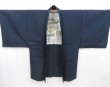 Photo3: 4702T04z690 Vintage Japanese Kimono Silk Men's HAORI Daimyogyoretsu (3)