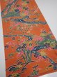 Photo2: 2Z04z90  Japanese Kimono Crepe Silk  FABRIC Maple  65.4x14.2 (2)