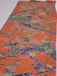 Photo3: 2Z04z90  Japanese Kimono Crepe Silk  FABRIC Maple  65.4x14.2 (3)